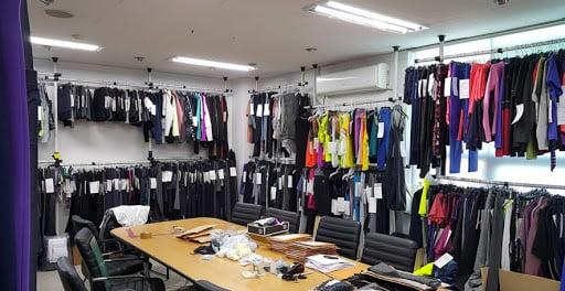 Garment sample room